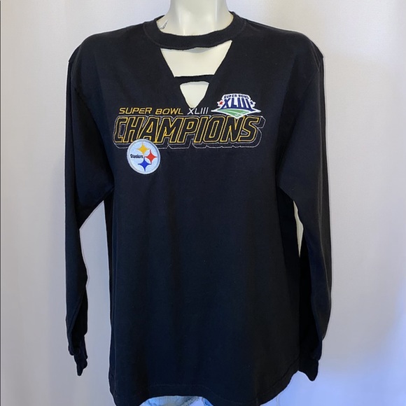 *CUSTOMIZED STEELERS 2009 SUPERBOWL SHIRT - Picture 2 of 4